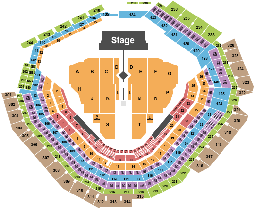Globe Life Field Fuerza Regida Seating Chart